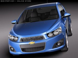 Chevrolet Aveo 2011 3D Model