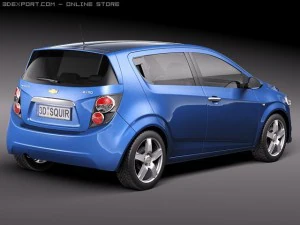 Chevrolet Aveo 2011 3D Model