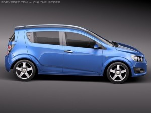 Chevrolet Aveo 2011 Modello 3D