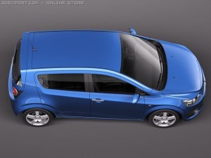 Chevrolet Aveo 2011 Modello 3D