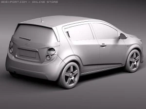 Chevrolet Aveo 2011 3D Model