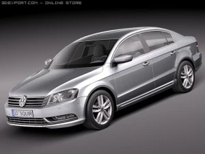 Volkswagen Passat Sedan 2011 3D Model