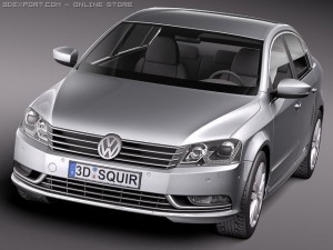 Volkswagen Passat Sedan 2011 3D Model