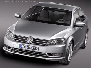 Volkswagen Passat Sedan 2011 3D Model