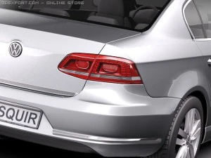 Volkswagen Passat Sedan 2011 3D Model