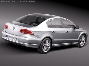 Volkswagen Passat Sedan 2011 3D Model