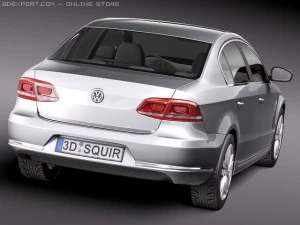 Volkswagen Passat Sedan 2011 3D Model