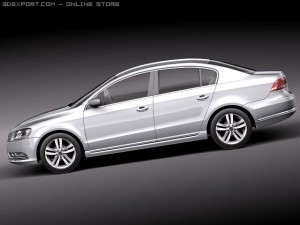 Volkswagen Passat Sedan 2011 3D Model
