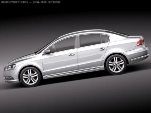 Volkswagen Passat Sedan 2011 3D Model