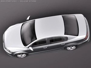 Volkswagen Passat Sedan 2011 3D Model