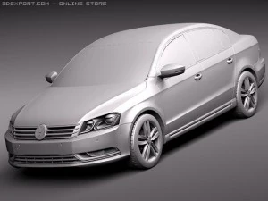Volkswagen Passat Sedan 2011 3D Model
