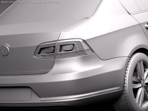 Volkswagen Passat Sedan 2011 3D Model