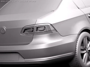 Volkswagen Passat Sedan 2011 3D Model