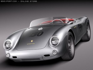 Porsche Spyder 550 1955 Modelo 3D