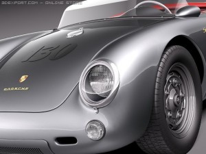 Porsche Spyder 550 1955 Modelo 3D