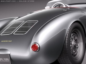 Porsche Spyder 550 1955 Modelo 3D