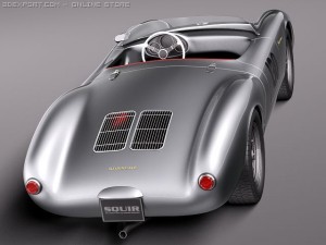 Porsche Spyder 550 1955 Modelo 3D