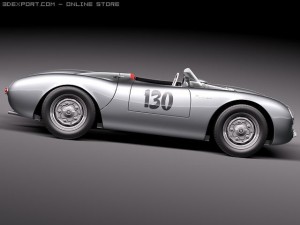 Porsche Spyder 550 1955 Modelo 3D