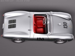 Porsche Spyder 550 1955 Modelo 3D
