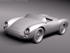 Porsche Spyder 550 1955 Modelo 3D