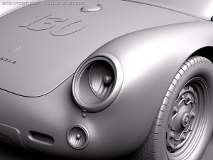 Porsche Spyder 550 1955 Modelo 3D