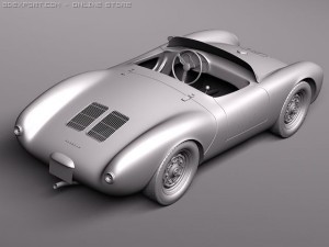 Porsche Spyder 550 1955 Modelo 3D