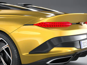 Bentley Mulliner Bacalar 2021 3D Model