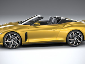 Bentley Mulliner Bacalar 2021 Modelo 3D