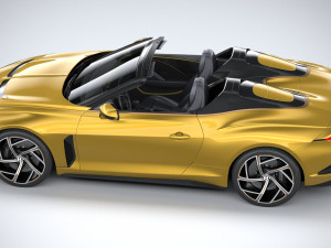 Bentley Mulliner Bacalar 2021 Modelo 3D