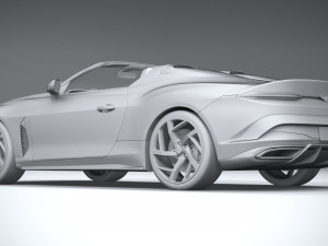 Bentley Mulliner Bacalar 2021 Modelo 3D