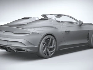 Bentley Mulliner Bacalar 2021 3D Model