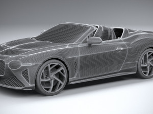 Bentley Mulliner Bacalar 2021 Modelo 3D