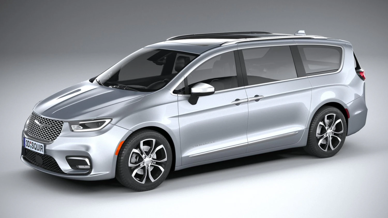 Chrysler Pacifica 2021 3D Model .c4d .max .obj .3ds .fbx .stl .blend