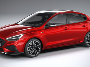 Hyundai i30 Fastback N-line 2020 3D Model