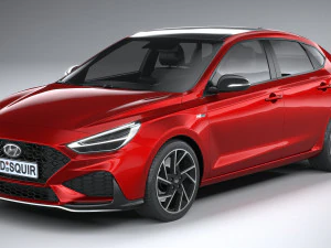Hyundai i30 Fastback linha N 2020 Modelo 3D