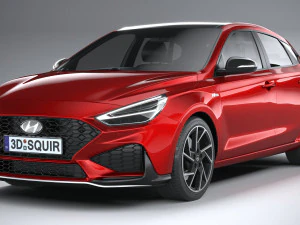 Hyundai i30 Fastback linha N 2020 Modelo 3D