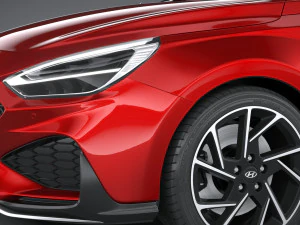 Hyundai i30 Fastback linha N 2020 Modelo 3D