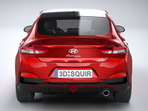 Hyundai i30 Fastback N-line 2020 3D मॉडल