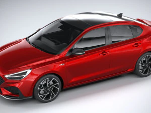 Hyundai i30 Fastback linha N 2020 Modelo 3D