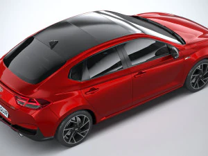 Hyundai i30 Fastback linha N 2020 Modelo 3D