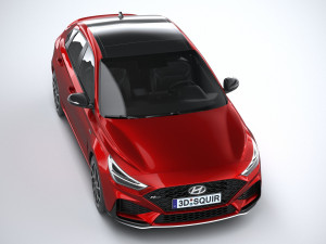 Hyundai i30 Fastback N-line 2020 3D मॉडल