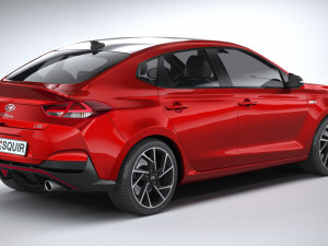 Hyundai i30 Fastback N-line 2020 3D मॉडल