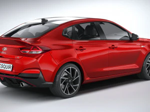 Hyundai i30 Fastback linha N 2020 Modelo 3D