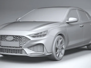Hyundai i30 Fastback linha N 2020 Modelo 3D