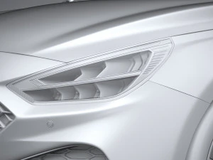 Hyundai i30 Fastback linha N 2020 Modelo 3D