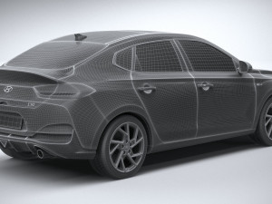 Hyundai i30 Fastback N-line 2020 3D मॉडल