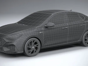 Hyundai i30 Fastback linha N 2020 Modelo 3D