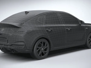 Hyundai i30 Fastback linha N 2020 Modelo 3D