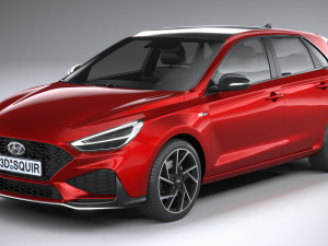 Hyundai i30 N-line 2020 Modelo 3D