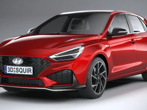 Hyundai i30 N-line 2020 3D Model